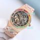 GRF Luxury Clone AP Royal Oak Frosted Gold Rainbow Skeleton Dial Rose Gold Watch (2)_th.jpg